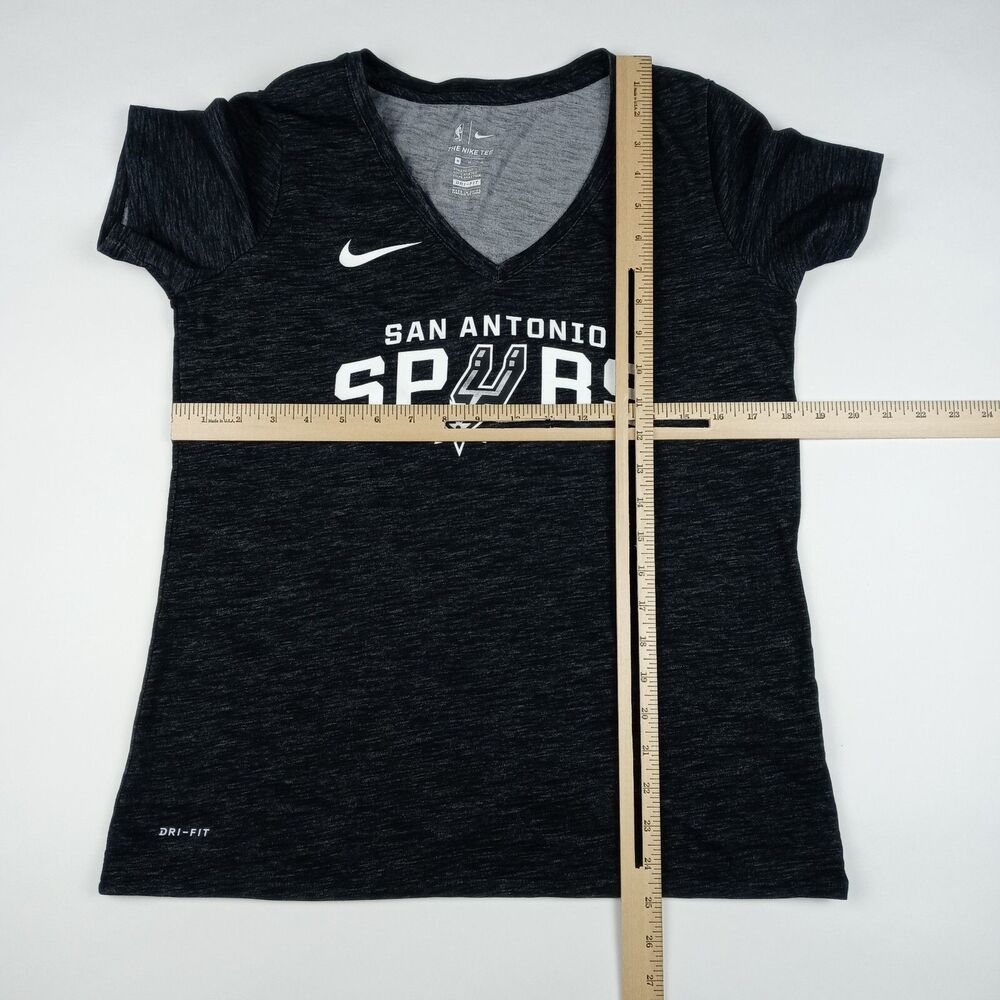 NIKE Dri-Fit San Antonio Spurs Shirt NBA Basketball Women's Size Medium - Picture 6 of 10